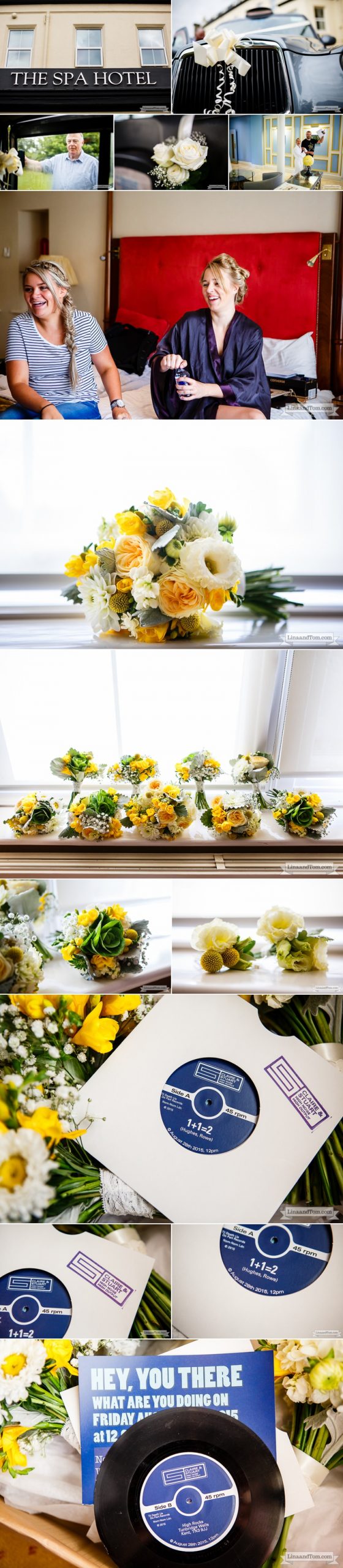 Kent wedding photography vinyl theme