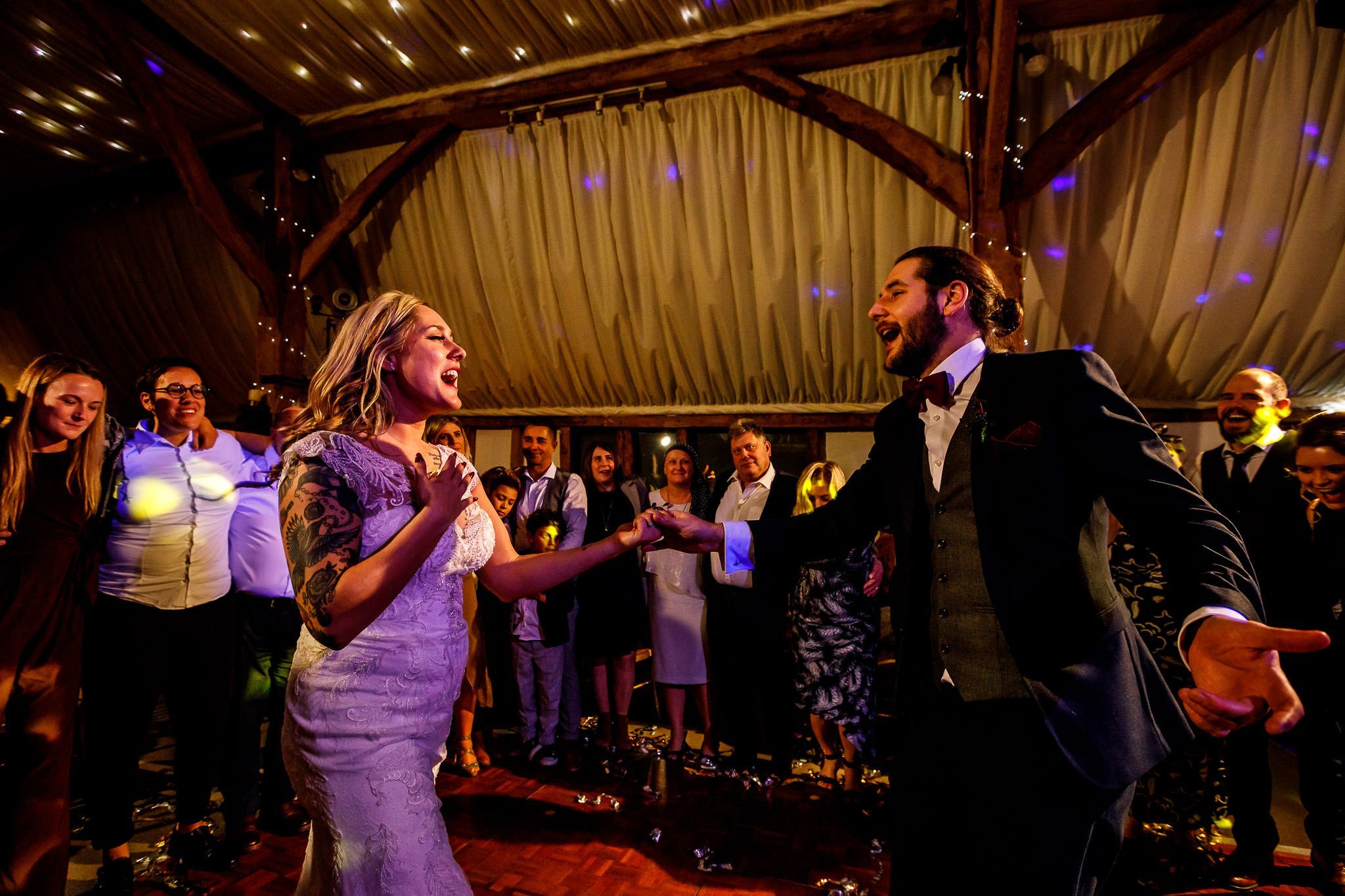 South Farm Wedding New Years Eve Photography