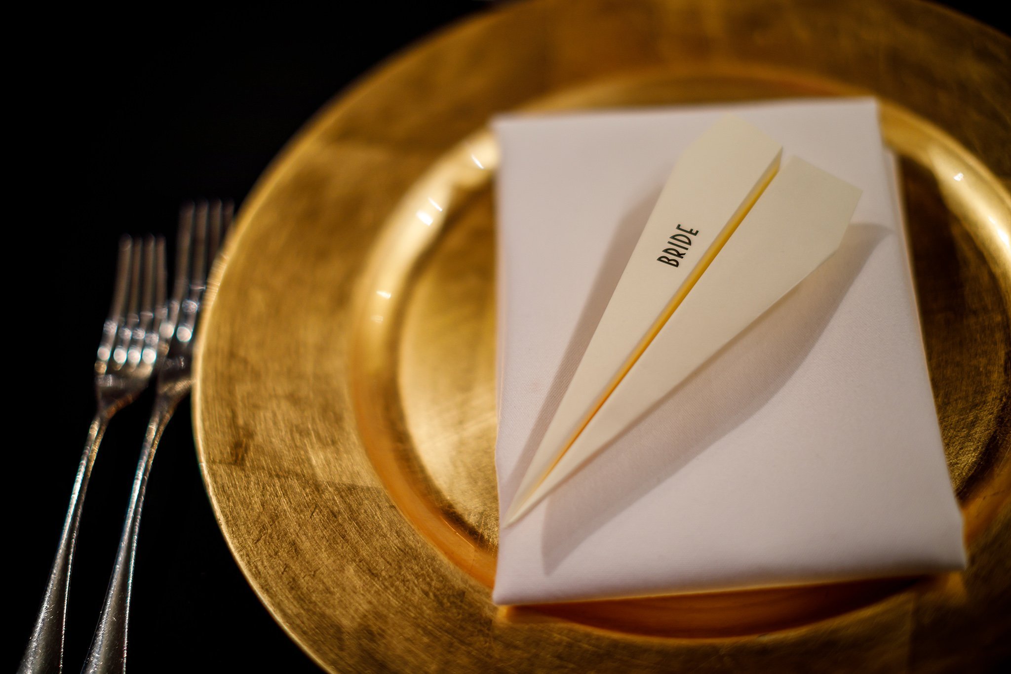 Paper plane table names wedding inspo