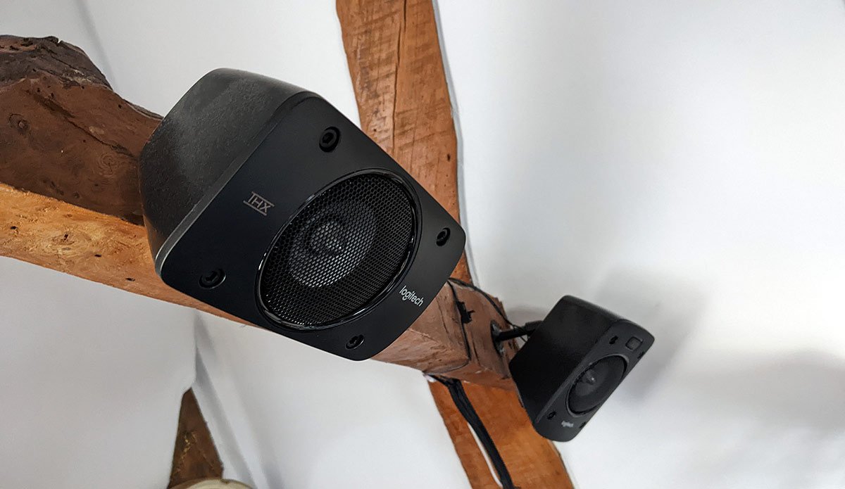 How to wall mount Z906 speakers A Simple Solution Lina + Tom